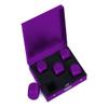 DS.DISTINCTIVE STYLE Aluminum Alloy Dice 5 Pieces 16mm Portable Metal Dices with Case 6 Sided Dice for Party Game view 1