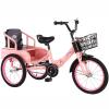 16 Inch Children Folding Tricycle, Cruise 3 Wheel Bicycle, Children 3 Wheel Bike with Child Seat for Comfortable, Safe and Stable Riding(Red) view 1