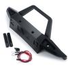 RCLIONS Aluminum Metal Front Bumper with LED Lights for Axial SCX6 AXI05000 Upgrades 1/6th RC Crawler Car view 1