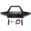 RCLIONS Aluminum Metal Front Bumper with LED Lights for Axial SCX6 AXI05000 Upgrades 1/6th RC Crawler Car view 3