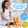 Power Your Fun Robo Pets Cat Toy for Girls and Boys - Remote Control Robot Toy Interactive Hand Motion Gestures, Smart STEM Programmable Treats Toys, Walking, Dancing Robot Pet Cat for Kids view 2