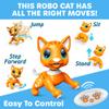 Power Your Fun Robo Pets Cat Toy for Girls and Boys - Remote Control Robot Toy Interactive Hand Motion Gestures, Smart STEM Programmable Treats Toys, Walking, Dancing Robot Pet Cat for Kids view 3