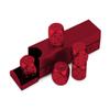 DS.DISTINCTIVE STYLE Aluminum Alloy Dice 5 Pieces 16mm Portable Metal Dices with Case 6 Sided Dice for Party Game view 1