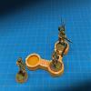 LITKO One Inch Coherency Tray, 3-Figure Wedge Formation, 25mm Circle Bases Compatible with Warhammer view 3