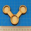 LITKO One Inch Coherency Tray, 3-Figure Wedge Formation, 25mm Circle Bases Compatible with Warhammer view 4