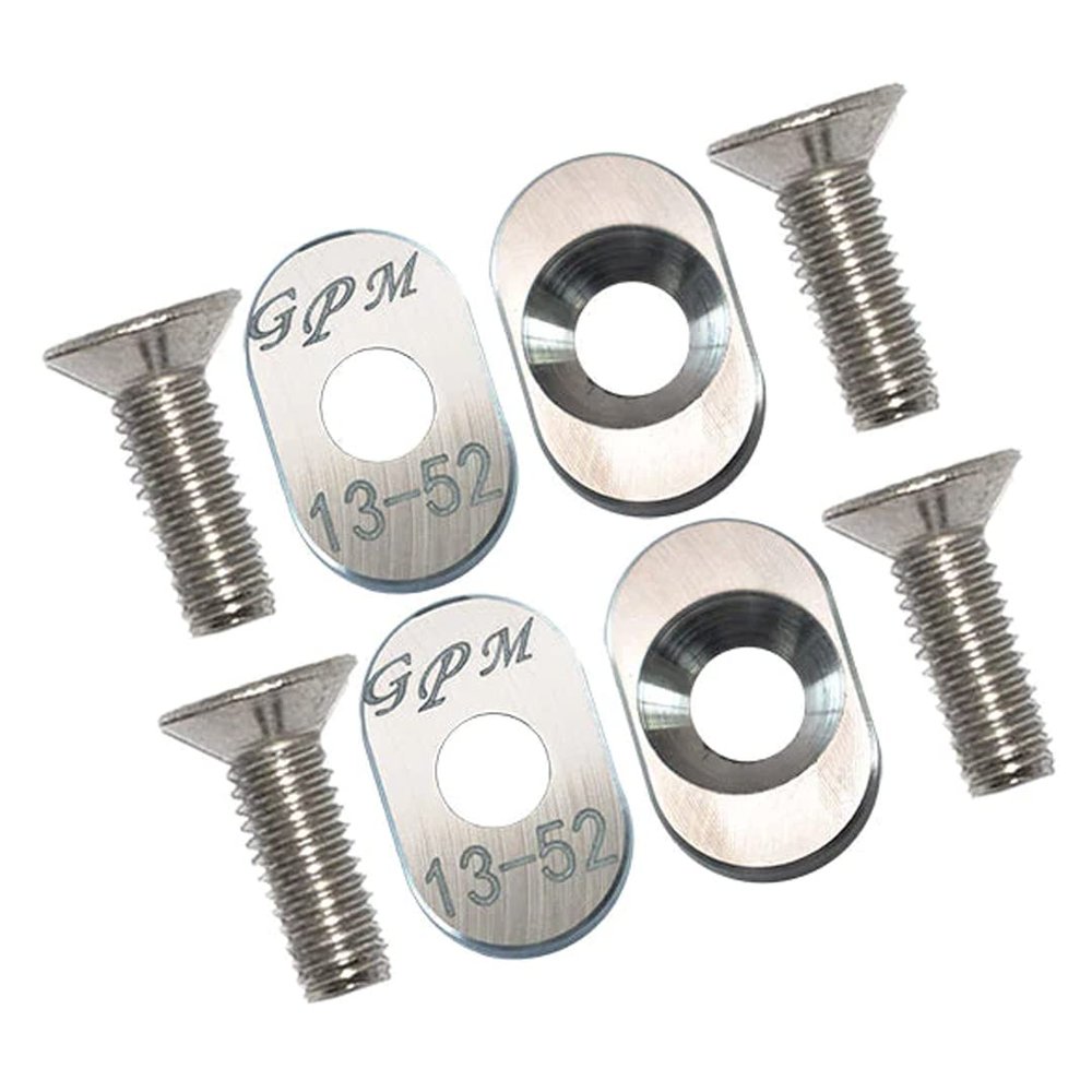 TRAXXAS SLEDGE MONSTER TRUCK Aluminium 7075-T6 Fixing Motor Base ReinfoRCement - 8pcs set - GPM SLE007 [SLE007]