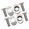 TRAXXAS SLEDGE MONSTER TRUCK Aluminium 7075-T6 Fixing Motor Base ReinfoRCement - 8pcs set - GPM SLE007 [SLE007] view 1