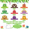 Gersoniel 24 Pcs Dinosaur Birthday Party Hats, Favors, Headbands, and Paper Crowns for Kids - Dinosaur Theme Decoration view 2