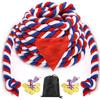 JHkim Tug of War Rope - 40FT War Rope for Family Reunion Games, Field Day Yard Games for Kid and Adult, Independence Patriotic Day Party Games, Outside Sports Activities, Carnival Games Outdoor view 1