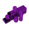 DS.DISTINCTIVE STYLE Aluminum Alloy Dice 5 Pieces 16mm Portable Metal Dices with Case 6 Sided Dice for Party Game view 1