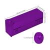 DS.DISTINCTIVE STYLE Aluminum Alloy Dice 5 Pieces 16mm Portable Metal Dices with Case 6 Sided Dice for Party Game view 2
