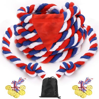 JHkim Outdoor Games for Kids and Adults, Tug of War Rope Outside Team Building Activities, Summer Backyard Lawn Yard Games Carnival Games Family Reunion Birthday Party Camping Picnic Outdoor Games