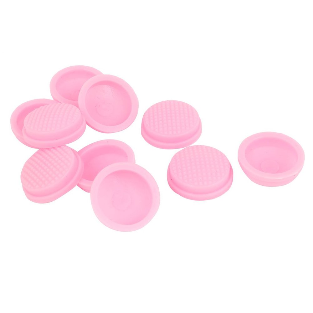 Ruilogod 10pcs 15mm Dia Protective Waterproof Silicone Switch Cover Case Pink (id: c78 427 216 220 466