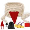 25FT Tug of War Rope for Kids & Adults - Field Day Family Reunion Games, Lawn Camping Picnic Activities, Backyard Carnival Fun for Team Building view 1
