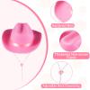 Hercicy 12 Pcs Pink Cowboy Hats Kids Toddler Cowgirl Hat for Boys Girls Child Baby Costume Accessories Western Birthday Party Supplies view 3