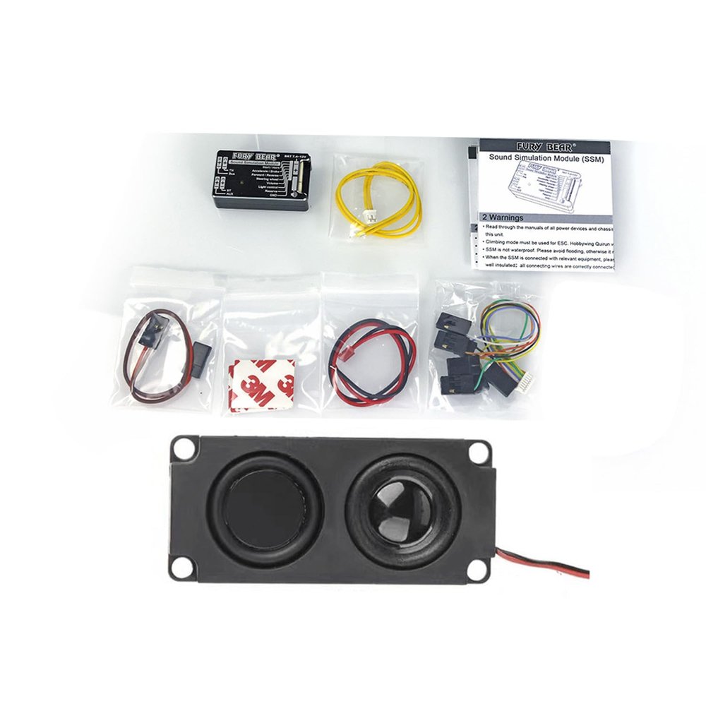Fury Bear Sound System for 1/14 Lesu Rc Tractor Trailer Truck Car