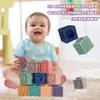 SpringFlower 3 in 1 Montessori Toys for Babies 0-3-6-12 Months, Soft Baby Teething, Stacking Building Blocks for Infants, Sensory Developmental Education Toys for Toddler Baby 12-18 Months,22 PCS view 4