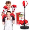 ShyLizard Punching Bag for Kids Included 2 Pack Boxing Gloves, Boxing Toy Sets with Height Adjustable Stand for Boys, Sports Gifts for Boys & Girls Age 5,6,7,8,9,10 Years Old view 1