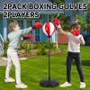 ShyLizard Punching Bag for Kids Included 2 Pack Boxing Gloves, Boxing Toy Sets with Height Adjustable Stand for Boys, Sports Gifts for Boys & Girls Age 5,6,7,8,9,10 Years Old view 2