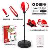 ShyLizard Punching Bag for Kids Included 2 Pack Boxing Gloves, Boxing Toy Sets with Height Adjustable Stand for Boys, Sports Gifts for Boys & Girls Age 5,6,7,8,9,10 Years Old view 4