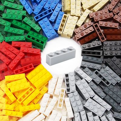 Feleph 360 Pieces 1x4 Bricks Classic Parts Building Creative Play Blocks Set Toy Compatible with 3010 3066 Major Brick Brands (Multicolored)