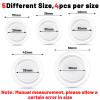 Boao 20 Pieces Piggy Bank Stopper Replacement Piggy Bank Plugs Bulk Rubber Saving Box Stopper(5 Sizes,Clear) view 2