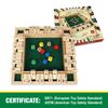 GOTHINK 1-4 Player Shut The Box Dice Game, 11.5-inch Wooden Board Table Math Game with 10 Dices - Math & Decision Skills for Adults/Kids, Perfect for Home Class Parties & Pubs - Classic Tabletop Fun view 3