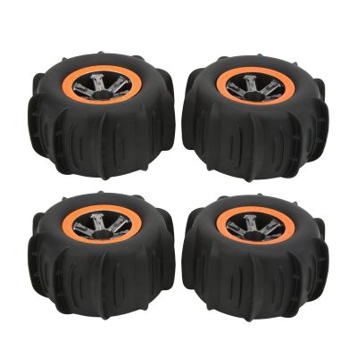 4Pcs Rc Car Tires,Rubber Rc Car Wheel for 104009 104001 for 9125 9116 for F10 F14 F19 1/12 1/10 Rc Cars Car Model Accessory