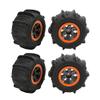 4Pcs Rc Car Tires,Rubber Rc Car Wheel for 104009 104001 for 9125 9116 for F10 F14 F19 1/12 1/10 Rc Cars Car Model Accessory view 2