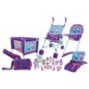 509 Crew Mermaid 21 Piece Set: Doll Stroll n Play & Care Set - Includes Stroller, Car Seat, Highchair, Play Yard, 15 Piece Accessories, & Diaper Bag/Handbag, Kids Pretend Play Ages 3+ (T818028) view 1