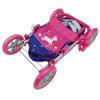 509 Crew 509 Unicorn Doll Pram - Kids Pretend Play, Large Wheels, Retractable Canopy, Cup Holder & Carry Bag, Ages 3+ (T724029),Pink view 4
