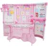 509 Crew BnB Pink Doll Furniture Set - 14'' Baby Doll, Built in Highchair & Play Yard, Accessories, Kids Pretend Sleep Play Set Ages 3+ (T797025) view 2