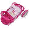 509 Crew Garden Doll Jogger Stroller - Kids Pretend Play, Front Bumper Bar, Swivel Wheels, Safety Harness & Retractable Canopy, Ages 3+ view 3