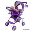 509 Crew 509: Mermaid Doll Travel System Stroller - Kids Pretend Play Stroller Set, Includes Shopping Basket, Retractable Canopy, Child Tray & Removable Car Seat, Ages 3+ (T716028) view 2