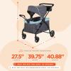 Baby Trend Expedition/Tour LTE 2-in-1 Stroller Wagon, Desert Blue view 3