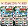 ArtCreativity Magic Growing Christmas Capsules, 2 Packs with 12 Expanding Capsules Each, Grow in Water, Cute Color Variety, Kids Christmas Party Favors, Contest Prize or Gift Idea view 2