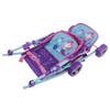 509 Crew Mermaid Twin Doll Stroller - Kids Pretend Play, Retractable Canopy, Easy to Fold for Storage & Travel, 2 Seats, Fits Dolls up to 18'', Ages 3+ view 3