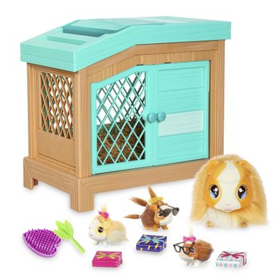 Famosa Little Live Pets - Mum Surprise, interactive stuffed pig with sounds and movements that has children, a toy pet, from 5 years old