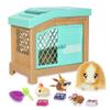Famosa Little Live Pets - Mum Surprise, interactive stuffed pig with sounds and movements that has children, a toy pet, from 5 years old view 1