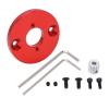 VBESTLIFE Rc Car Motor Mounting Holder, Aluminum Alloy Rc Car Motor Base Mount Parts Replacement for Mn86K 1/12 Rc Cars Remote Control Car Upgrade Motor Holder(Red) Car Model Accessory view 3