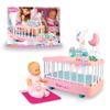 Nenuco Good Sleep Cradle with Baby Doll, Crib, and Accessories, 14" Doll view 1