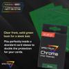 BCW Spectrum Green Chroma Inner Card Sleeves | 100 Pack | Acid-Free Archival Quality Protection | Perfect Fit Sleeves for MTG, Pokemon | Dual-Sided Glossy-Clear view 2
