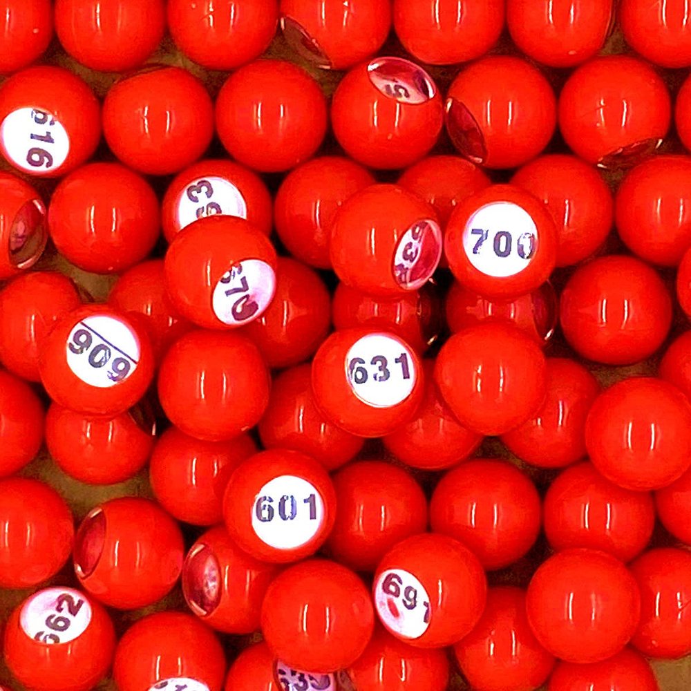 Tapp Collections Raffle Balls Number Set (601-700)