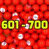 Tapp Collections Raffle Balls Number Set (601-700) view 4