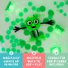 New Glo Pals Pippa Water-Activated Bath Toy with 6 Reusable Light-Up Cubes for Sensory Play - Valentine Day Gift view 2