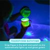 New Glo Pals Pippa Water-Activated Bath Toy with 6 Reusable Light-Up Cubes for Sensory Play - Valentine Day Gift view 3