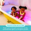 New Glo Pals Lumi Water-Activated Bath Toy with 6 Reusable Light-Up Cubes for Sensory Play - Valentine Day Gift view 3