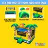 Crossover Classic Tropical Inflatable Bounce House, Bouncy Jump Castle for Kids and Toddlers, Outdoor Birthday Party Jumping Bouncer, Commercial-Grade, Without Blower, 13 x 12 x 14.5 Ft view 3
