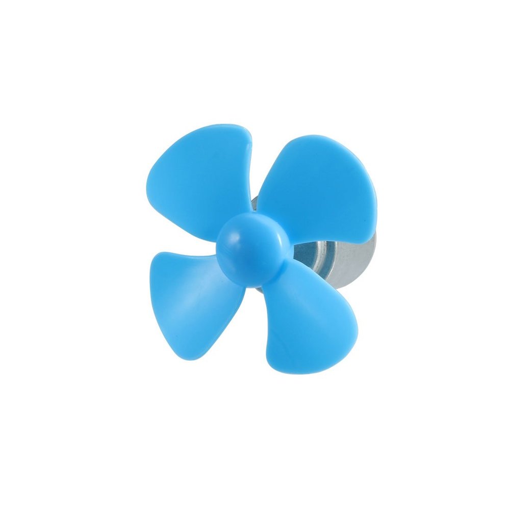 Ruilogod DC 3V 0.15A 8000(+/-10%) RPM Motor w 4 Vanes Blue 56mm Rotating Dia Propeller (id: c67 7e7 bfe bd9 cee