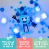 Glo Pals Water-Activated Bath Toy with 6 Reusable Light-Up Cubes for Sensory Play (Blair) view 2